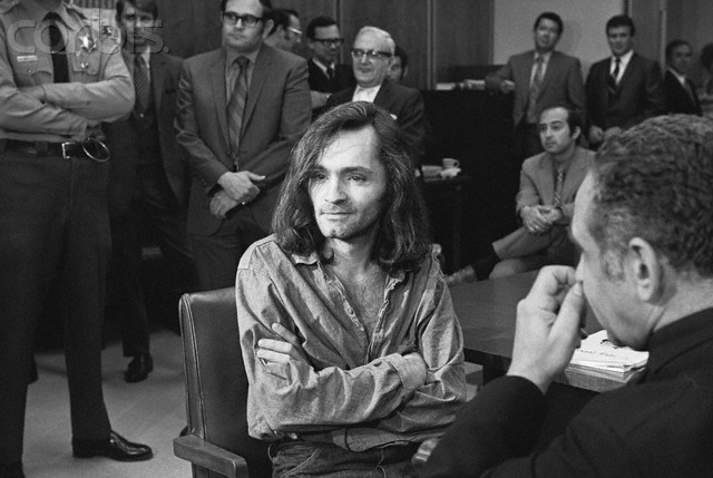 Charles Manson in Court